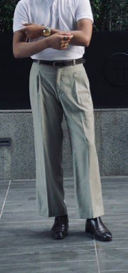 Double Pleated Relax fit Trouser