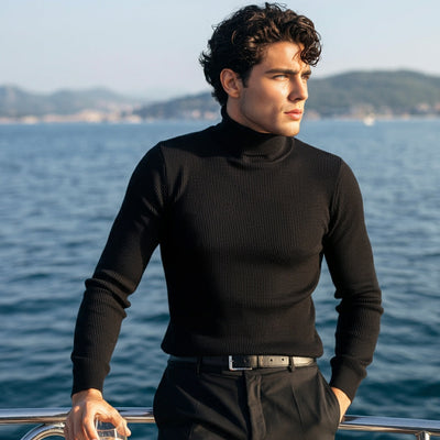 Mock/Turtle Neck Shirt - OMH Clothing
