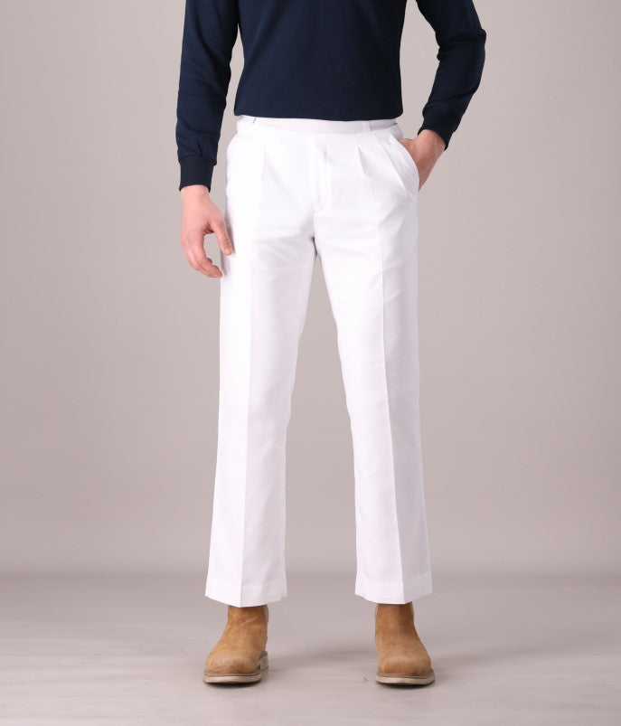 DOUBLE PLEATED FLARE GURKHA PANT - OMH Clothing