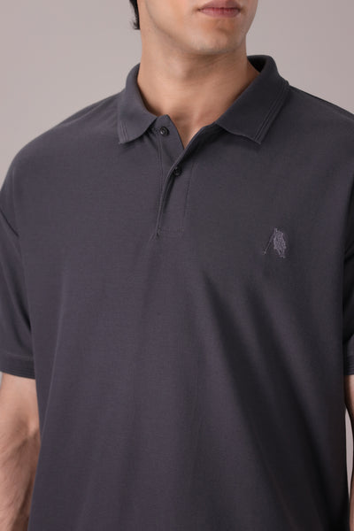 Charcoal Classic POLO shirt - OMH Clothing