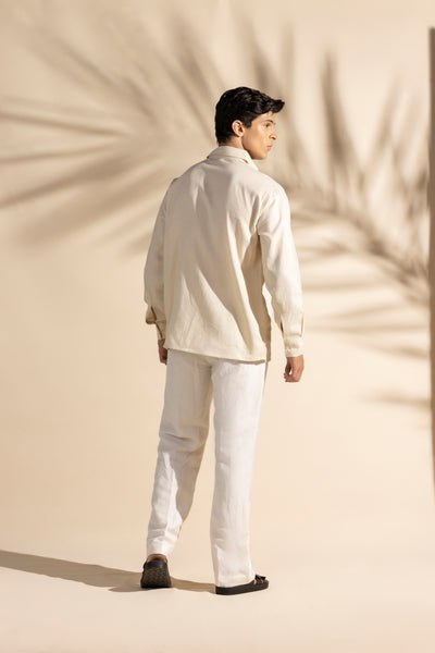 CREAM LINEN SHIRT