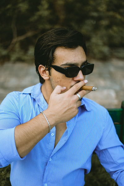BLUE STRIPE SEMI-FORMAL SHIRT