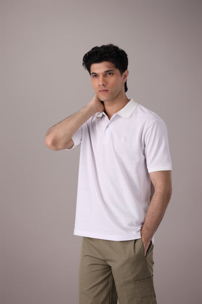 White Classic POLO - OMH Clothing