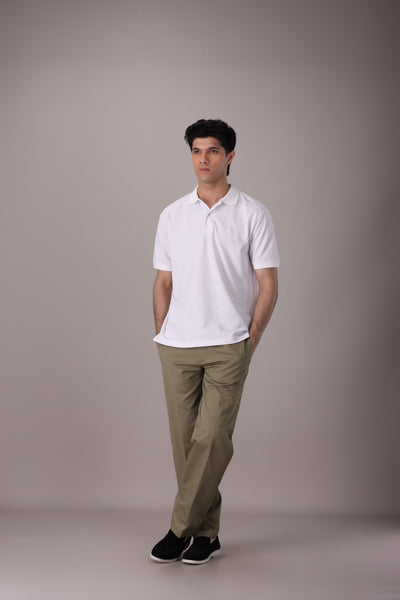White Classic POLO - OMH Clothing