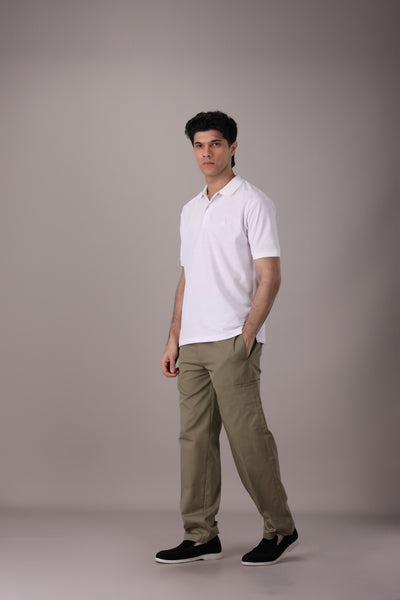 White Classic POLO - OMH Clothing