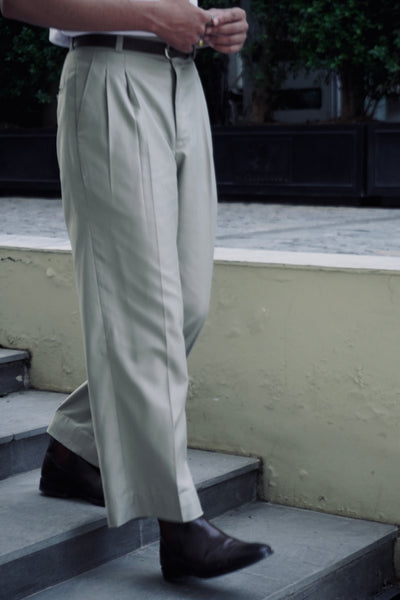 Double Pleated Relax fit Trouser