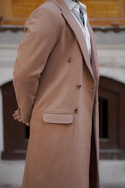 BEIGE TWEED TRENCH COAT