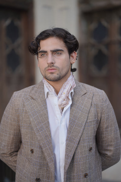 Check Brown Trench Coat