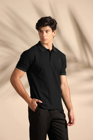 Black Classic POLO - OMH Clothing