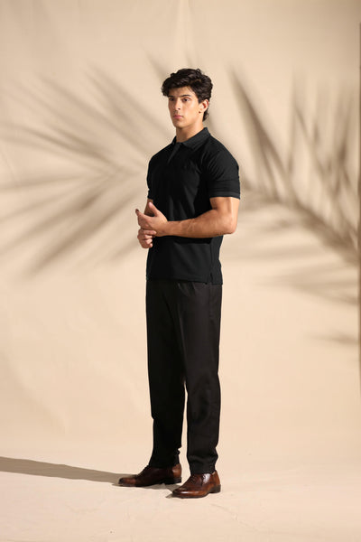 Black Classic POLO - OMH Clothing