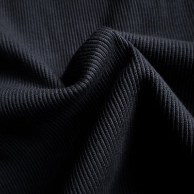 Melange Dark Grey Turtleneck Rib Knitted Shirt - OMH Clothing