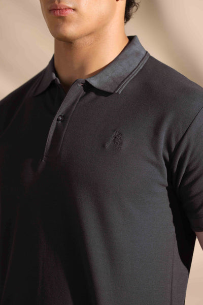 Charcoal Classic POLO shirt - OMH Clothing