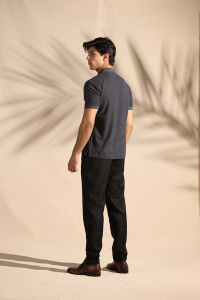 Charcoal Classic POLO shirt - OMH Clothing