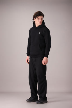 BLACK FLEECE BASIC HOODIES - OMH Clothing