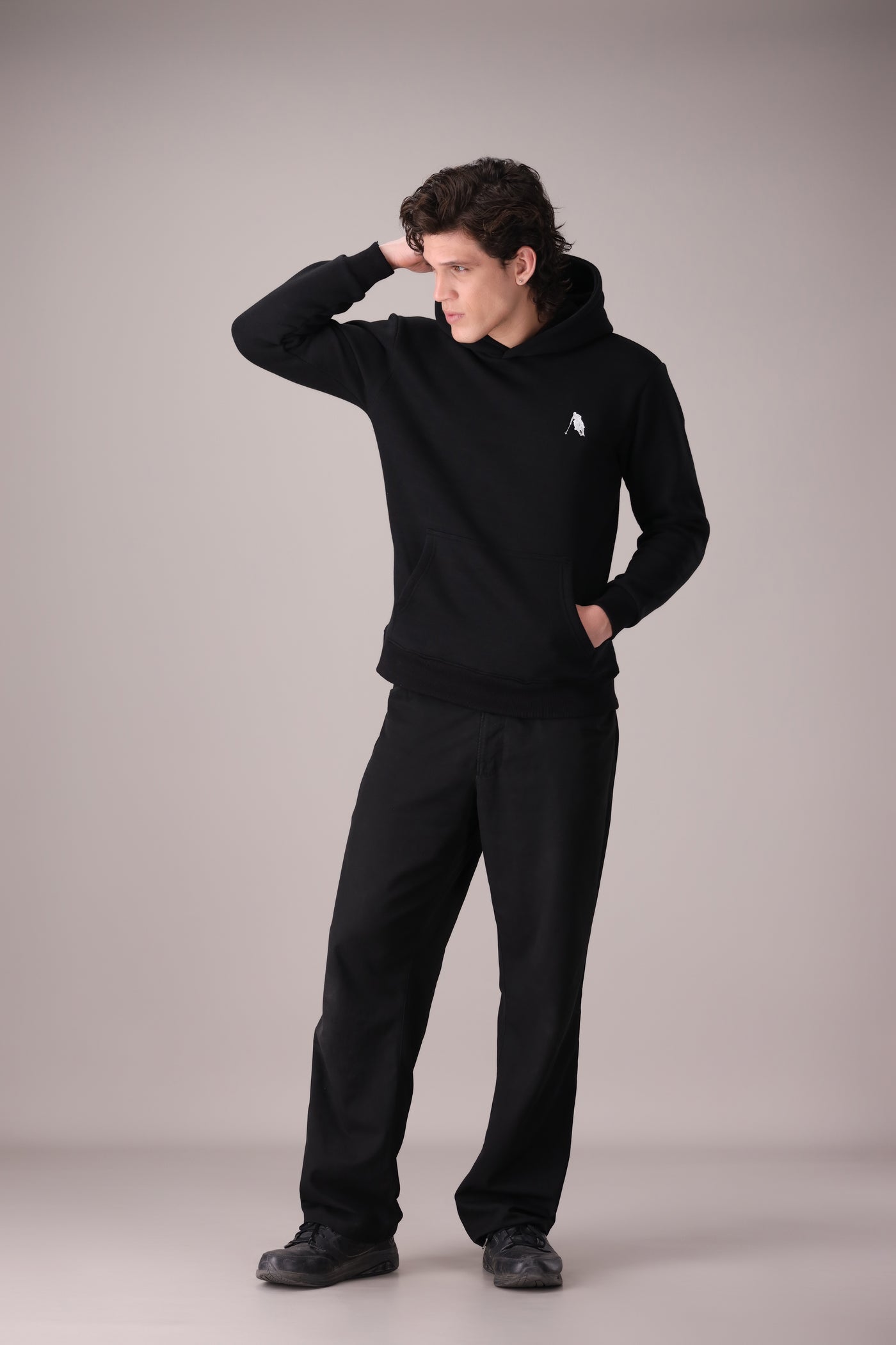 BLACK FLEECE BASIC HOODIES - OMH Clothing