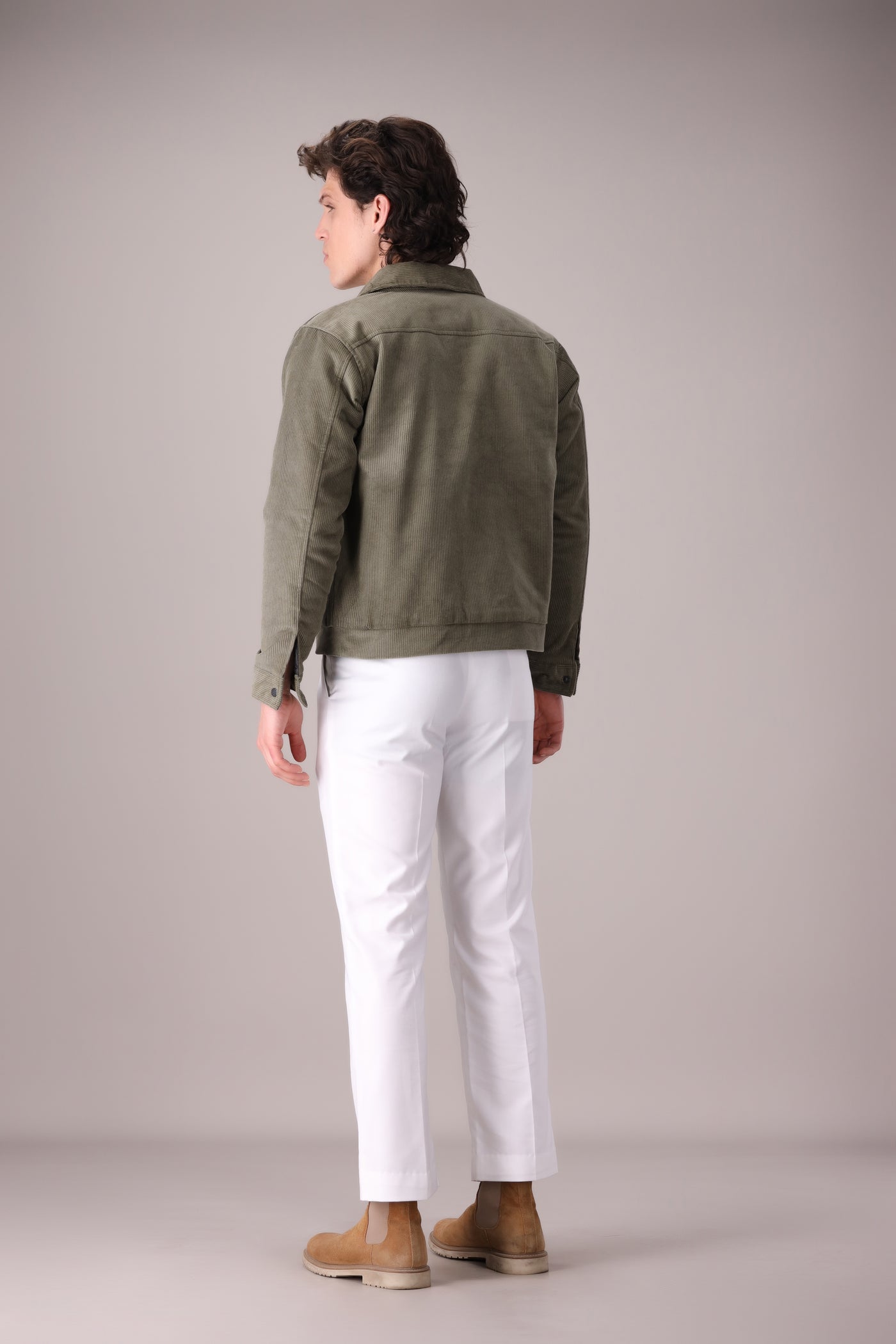 Green Corduroy Jacket - OMH Clothing