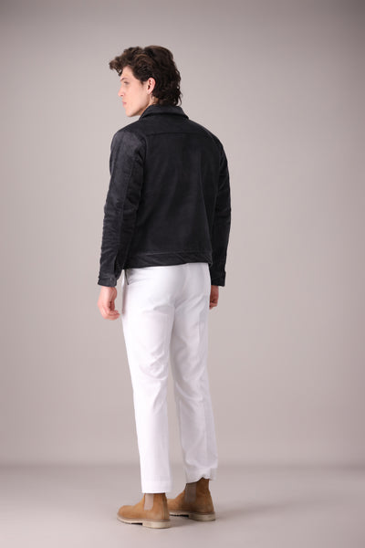 Dark Grey Corduroy Jacket - OMH Clothing