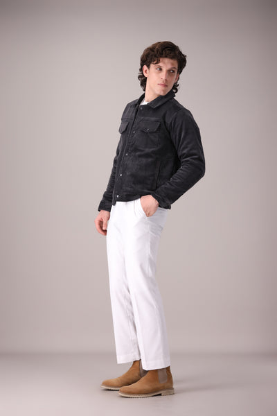 Dark Grey Corduroy Jacket - OMH Clothing