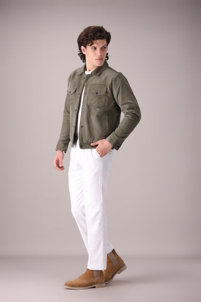 Green Corduroy Jacket - OMH Clothing