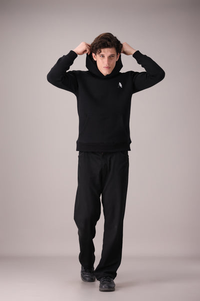BLACK FLEECE BASIC HOODIES - OMH Clothing