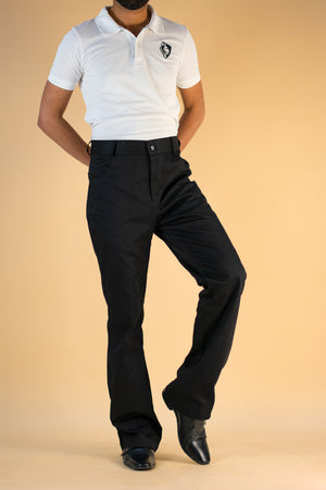 BLACK FLARE STYLE CHINOS - OMH Clothing