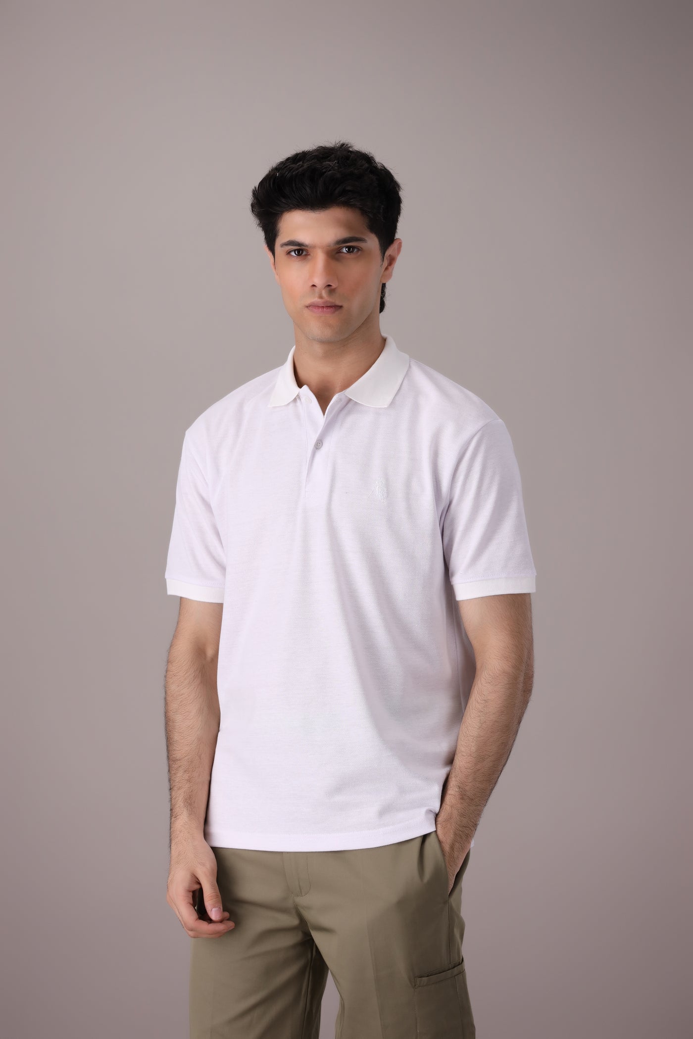 White Classic POLO - OMH Clothing