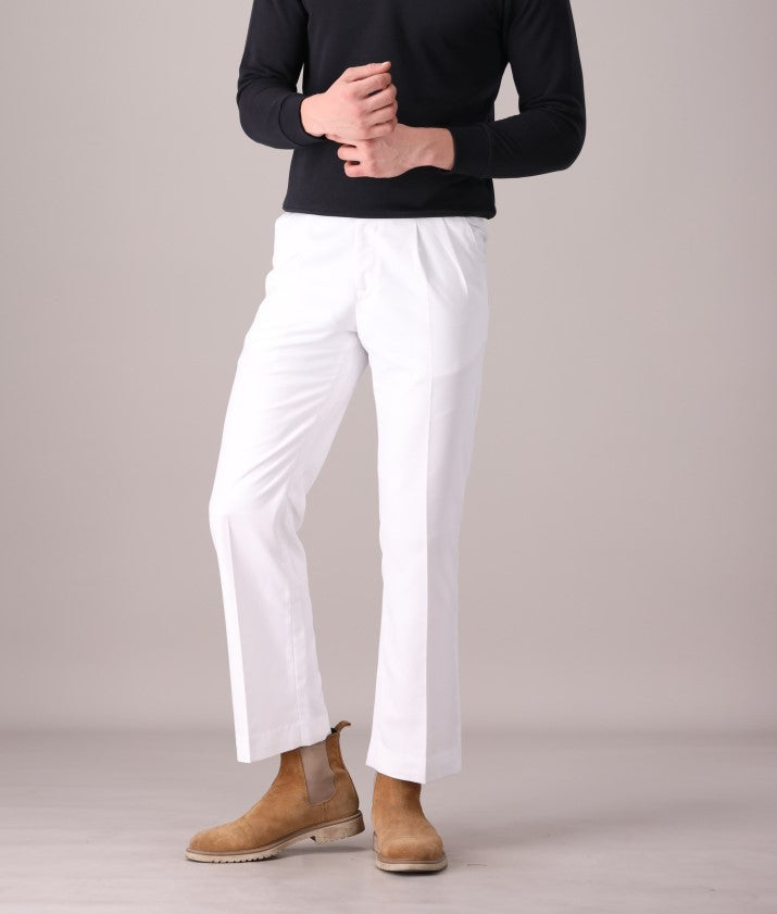 DOUBLE PLEATED FLARE GURKHA PANT - OMH Clothing