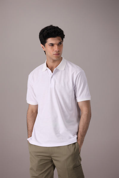 White Classic POLO - OMH Clothing