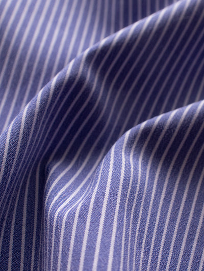 BLUE STRIPE SEMI-FORMAL SHIRT - OMH Clothing