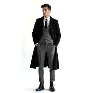 Black Trench Coat - OMH Clothing