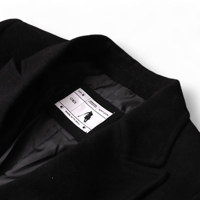 Black Trench Coat - OMH Clothing
