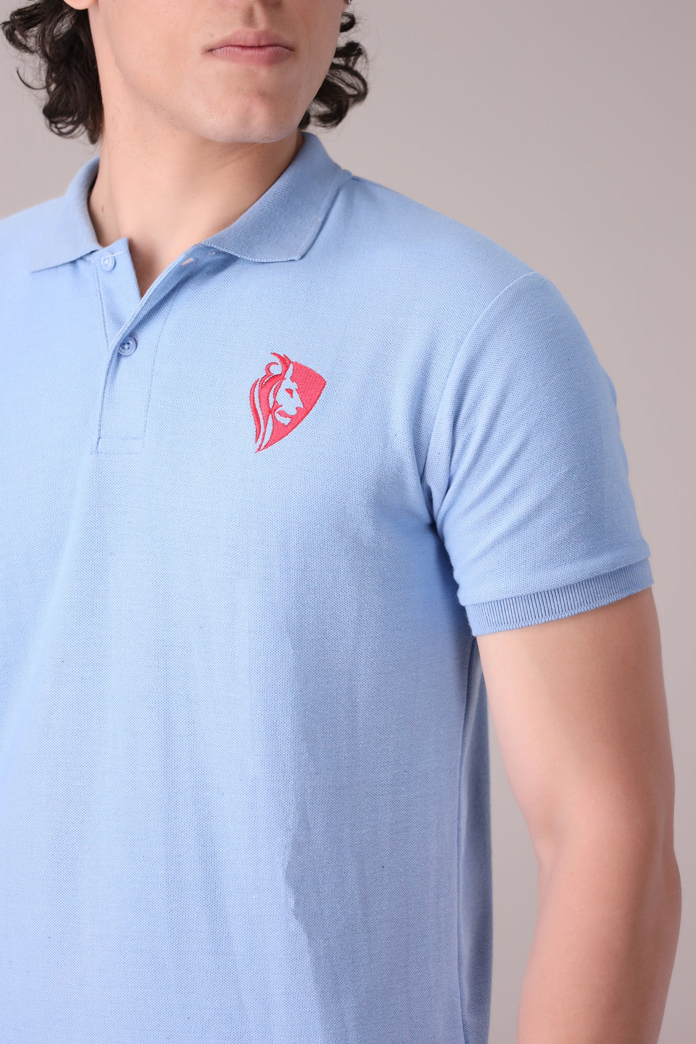 SKY BLUE POLO - OMH Clothing
