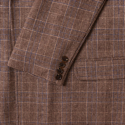 Check Brown Trench Coat - OMH Clothing