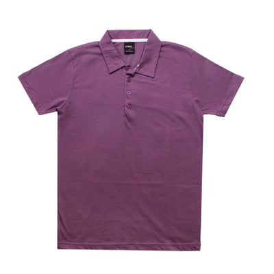 VIOLET LONG PLACKET POLO - OMH Clothing