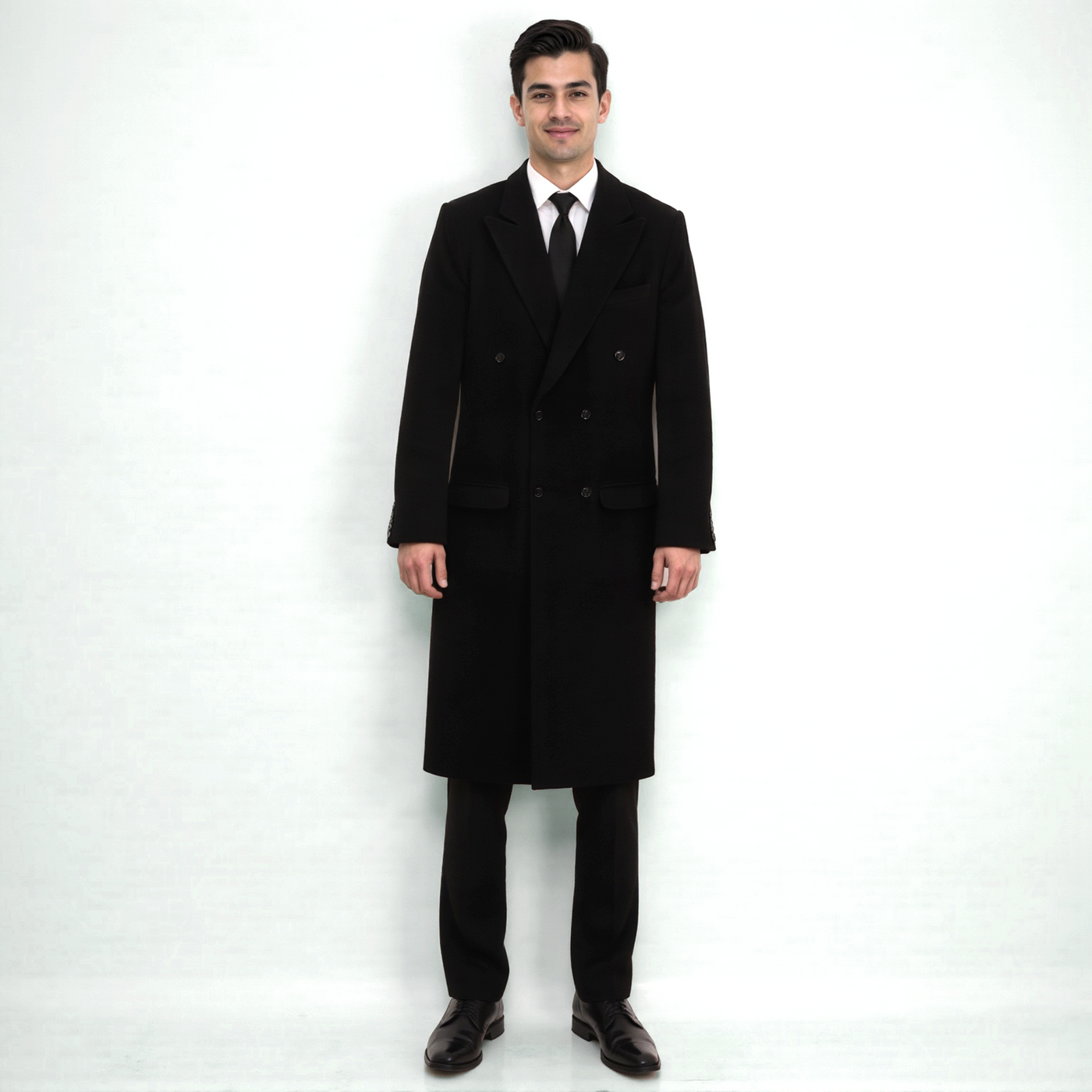 Black Trench Coat - OMH Clothing