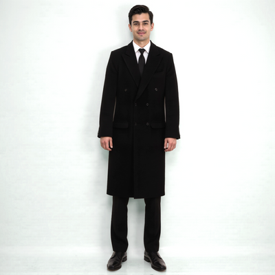 Black Trench Coat - OMH Clothing